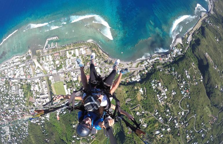 Parapendio in tandem La Reunion